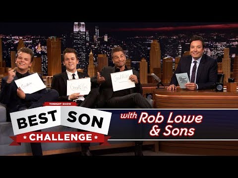 Best Son Challenge with Rob Lowe and His Sons