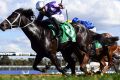 Hugh Bowman (left) rides Calculated to victory at Canterbury Park Racecourse on Wednesday. Bowman is in the hunt for the ...