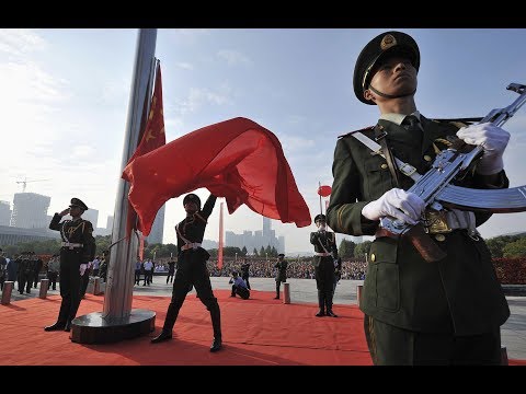 China Military Parade 2015 - National Flag Raising Ceremony