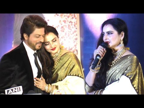 Emotional Rekha CRIES On Stage While Praising Shahrukh Khan Full Speech