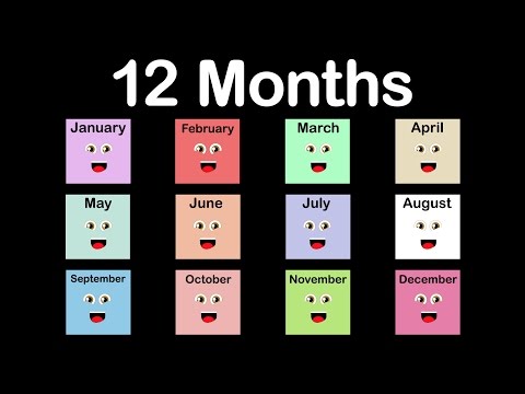 Months of the Year Song/12 Months of the Year Song/Calendar Song