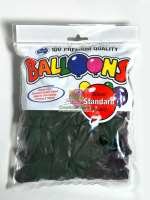 Balloons Round Black (Pack of 30)