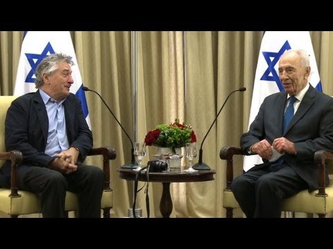 Robert De Niro meets Israeli president