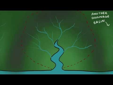 Drainage basin hydrological cycle