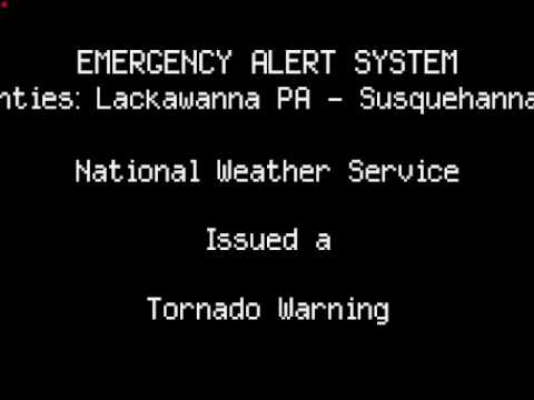 EAS: NEPA Tornado Warning (WITH ACTUAL NWS AUDIO)