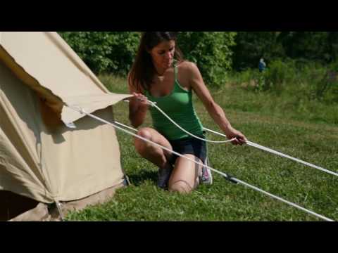 Official CanvasCamp How to Pitch a Sibley/Bell Tent Video