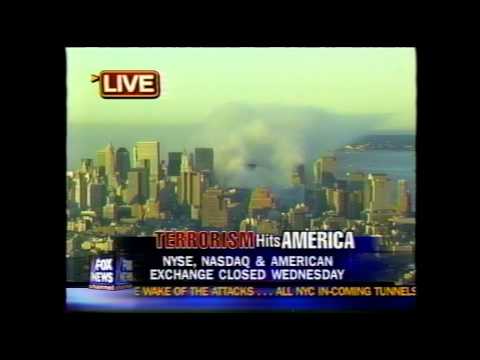 6:45 am EST September 12, 2001 Fox News broadcast