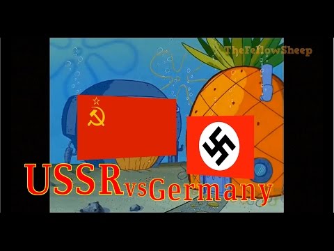 USSR vs GERMANY [Explained by Spongebob]