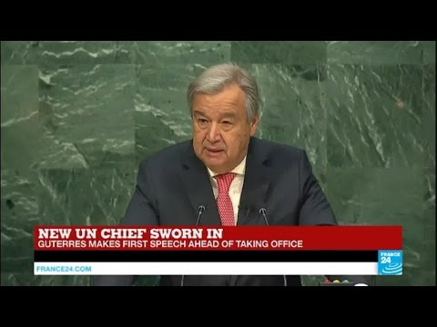 REPLAY - Watch the new UN secretary-general Guterres speech ahead of taking office