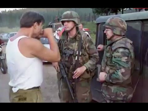 Bosnia SFOR Soldiers and Serbs