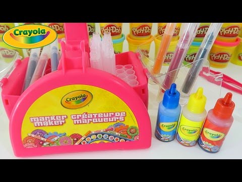 Crayola Marker Maker PINK Edition Play Kit | Easy DIY Make Your Own Color Markers!