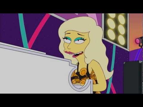 Lisa Simpson Goes Totally Gaga for Lady Gaga | Season 23 | THE SIMPSONS