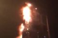 The fire at Torch Tower in Dubai Marina.