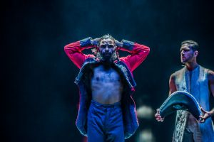 Bangarra dance company tells the story of Bennelong at the Canberra theatre. Photo by Karleen Minney.