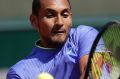 Nick Kyrgios has retired injured  on his return to the ATP Tour.