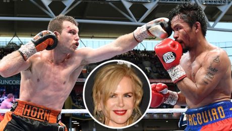 Jeff Horn Manny Pacquiao Nicole Kidman