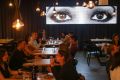Neon-lit '90s glam: inside Souk restaurant.