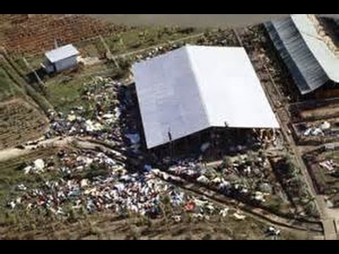 NBC News archive footage of Jonestown