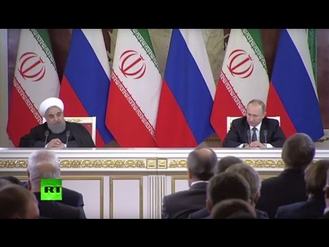 Putin & Rouhani hold news conference