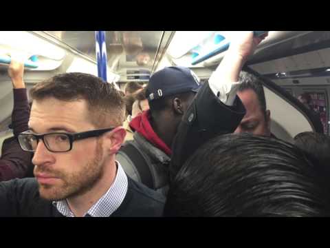 London Underground Victoria line rush hour