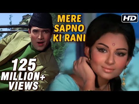 Mere Sapno Ki Rani - Aradhana - Rajesh Khanna & Sharmila Tagore - Superhit Song