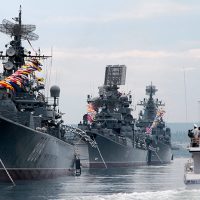 Russia’s Navy Day parade 2017 in Saint Petersburg