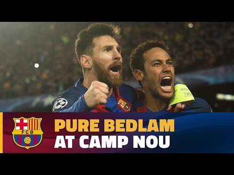 FC Barcelona - PSG (6-1): Final celebrations at Camp Nou