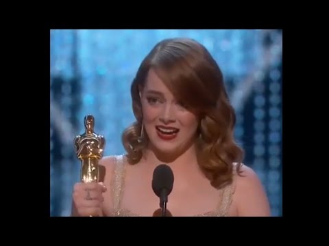 Emma Stone Oscars Speech for Best Actress Win | Oscars 2017