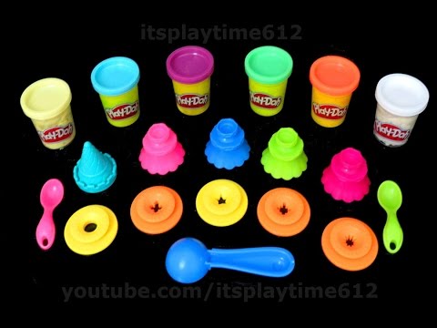 Play-Doh ICE CREAM CASTLE Creative Activity for Kids | itsplaytime612