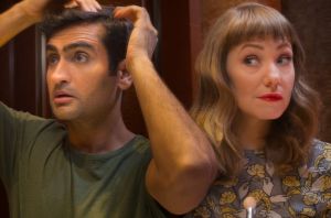 Kumail Nanjiani and his wife Emily V. Gordon. He is the star of <i>The Big Sick</i>, which they wrote together based on ...