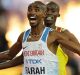Best ever: Mo Farah wins his 10th consecutive gold medal.