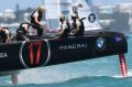 Flying start: Oracle Team USA on the water in Bermuda, in America's Cup qualifying. (Ricardo Pinto/ACEA via AP)