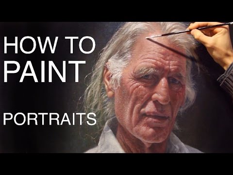 How To Paint Portraits: EPISODE ONE - Russell Petherbridge's Portrait