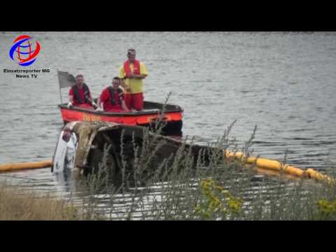 28.07.16: Kaarst/Mönchengladbach: DLRG Taucher finden gestohlenen PKW im Kaarster See