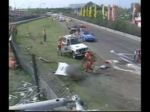 John Winter has a fiery accident at Avus DTM 1994