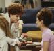 Debbie Reynolds and Debra Messing in Will & Grace.