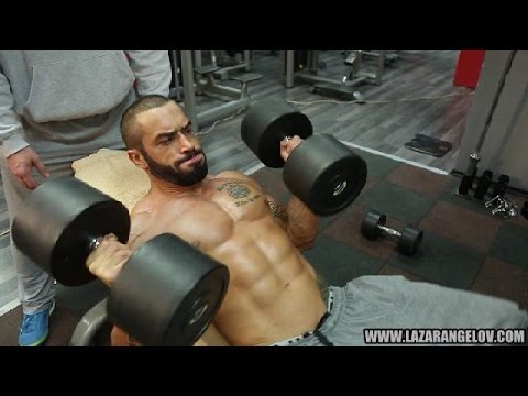 Lazar Angelov Chest/Back Workout 2014