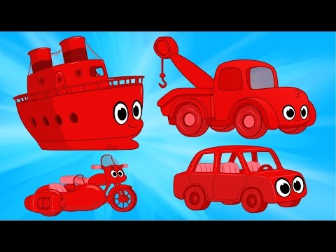 Boat, Tow Truck, Car Morphle Cartoon Compilation for Kids