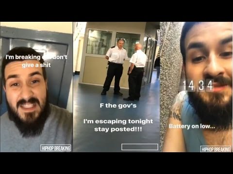 Man Snapchats Prison Escape