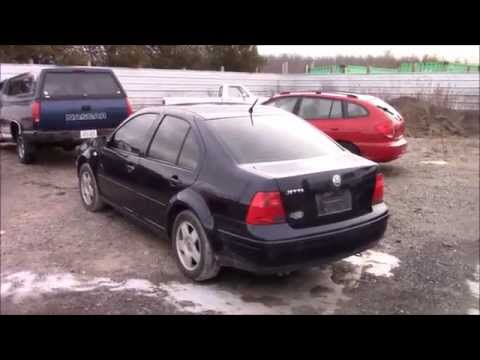 2000 Volkswagen Jetta Junk Yard Walk around and Start up