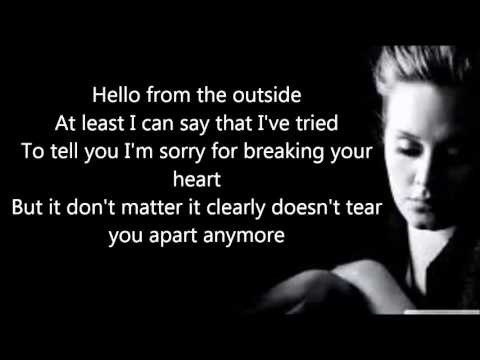 Adele - Hello (Official Lyrics Video) HD