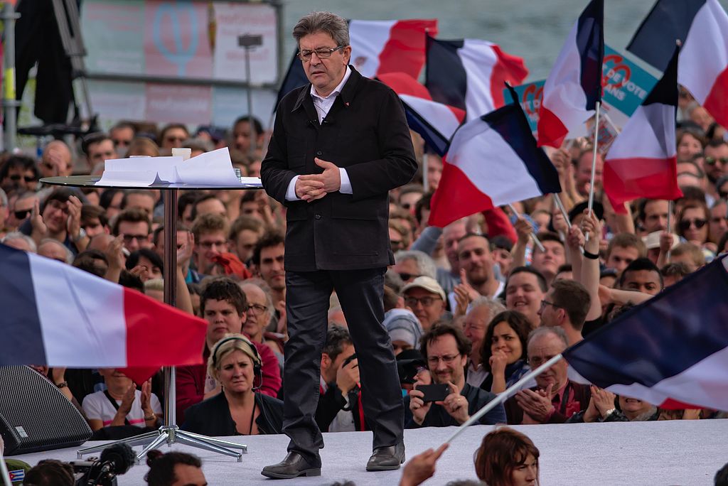 Image result for melenchon and patriotism