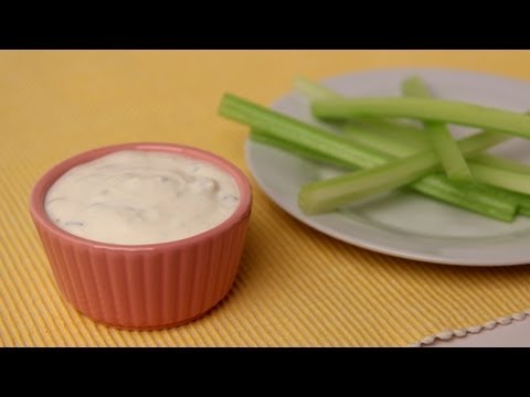 Homemade Blue Cheese Dressing Recipe - Laura Vitale - Laura in the Kitchen Episode 422