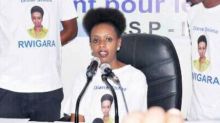 Diane Shima Rwigara, centre, with her supporters.