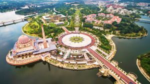 Carefully planned: Masjid Putra, or Pink Mosque, in Putrajaya, near Kuala Lumpur.