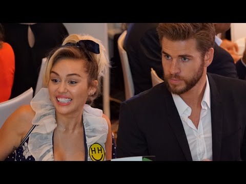 Miley Cyrus & Liam Hemsworth Cute PDA - EXCLUSIVE