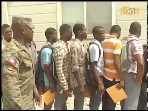 Haiti News - 5em jounen enskripsyon pou fos defans ak sekirite nasyonal la.