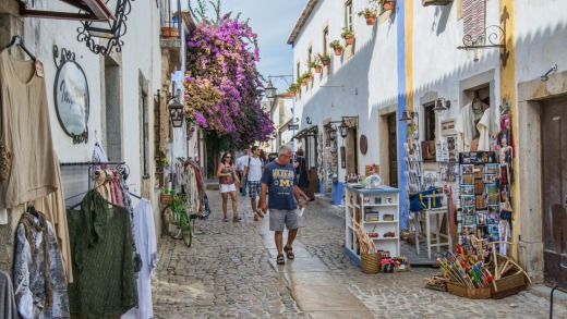 Obidos is an ancient medieval Portuguese village, from the 11th century, still inside castle walls.