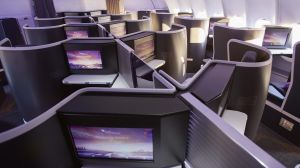 Virgin Australia's latest business class seat is cleverly designed.