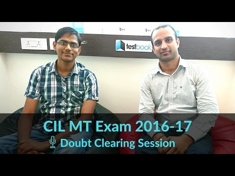 Testbook Doubt Clearing Session for CIL MT 2017